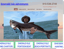 Tablet Screenshot of emeraldisleadventures.com